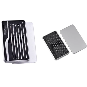 7Pcs Stainless Steel Ear Pick Spoon Ear Wax Cleaner Health Care Removal Curette Ear Earwax Remover Cleaning Selection Tools
7Pcs Stainless Steel Ear Pick Spoon Ear Wax Cleaner Health Care Removal Curette Ear Earwax Remover Cleaning Selection Tools