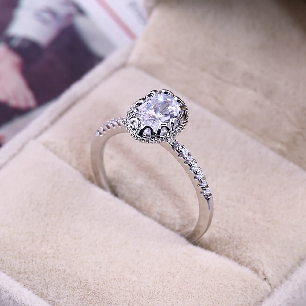 Fashionable simple oval shape crystal zircon white gold woman ring attended the ball prom love ring wedding ring ladies jewelry
Fashionable simple oval shape crystal zircon white gold woman ring attended the ball prom love ring wedding ring ladies jewelry