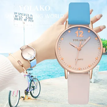 WJ-8690 Fashion Casual Ladies Watch Women Two-tone Leather Analog Quartz Wrist Watches Quartz Clock 2019 Gifts Relogio Feminino
WJ-8690 Fashion Casual Ladies Watch Women Two-tone Leather Analog Quartz Wrist Watches Quartz Clock 2019 Gifts Relogio Feminino