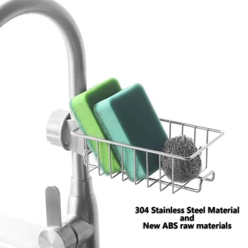 Stainless Steel Sink Hanging Storage Rack Holder Faucet Clip Bathroom Kitchen Dishcloth Clip Shelf Drain Dry Towel 
Stainless Steel Sink Hanging Storage Rack Holder Faucet Clip Bathroom Kitchen Dishcloth Clip Shelf Drain Dry Towel