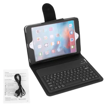 Leather Case Cover With Built-in Bluetooth Wireless Keyboard for iPad Mini 2/3/4
Leather Case Cover With Built-in Bluetooth Wireless Keyboard for iPad Mini 2/3/4
