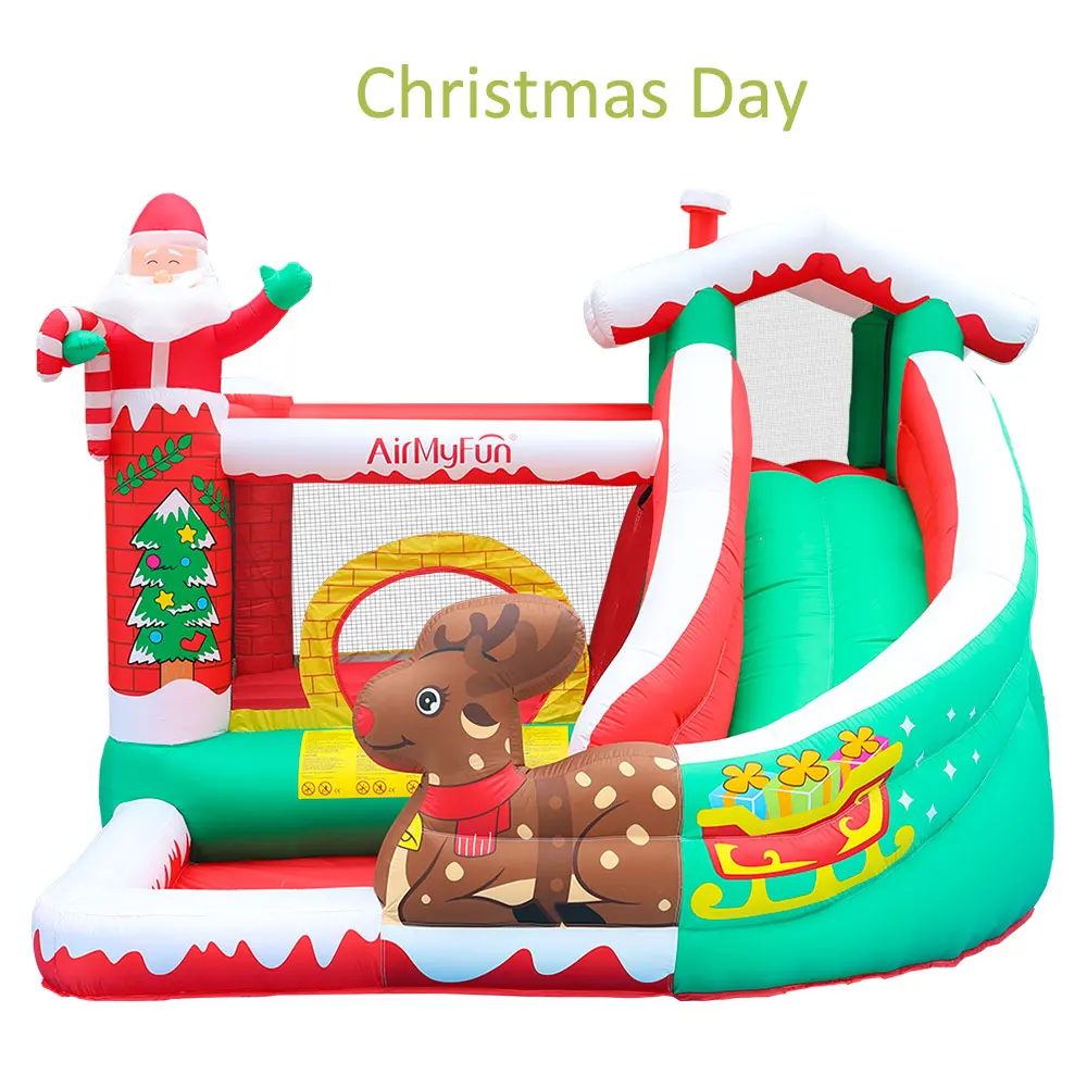 Christmas Day Inflatable Jumping bouncer Castle Slide Family Used Bouncy House for Kids Indoor Trampoline
Christmas Day Inflatable Jumping bouncer Castle Slide Family Used Bouncy House for Kids Indoor Trampoline