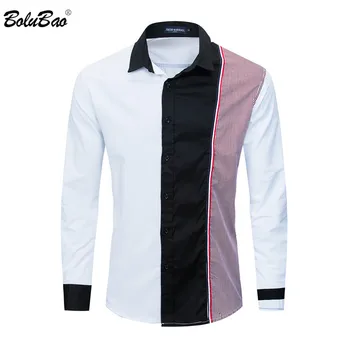 BOLUBAO Quality Brand Men Patchwork Shirt Men's Fashion Wild Cotton Casual Shirt Simple Long Sleeve Shirts Male EU Size 
BOLUBAO Quality Brand Men Patchwork Shirt Men's Fashion Wild Cotton Casual Shirt Simple Long Sleeve Shirts Male EU Size