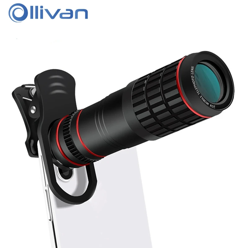 Universal 20X Zoom Telephoto Lens 4K HD Monocular Telescope Phone Camera Lens for iPhone Xs Max XR X Samsung Xiaomi Smartphone
Universal 20X Zoom Telephoto Lens 4K HD Monocular Telescope Phone Camera Lens for iPhone Xs Max XR X Samsung Xiaomi Smartphone