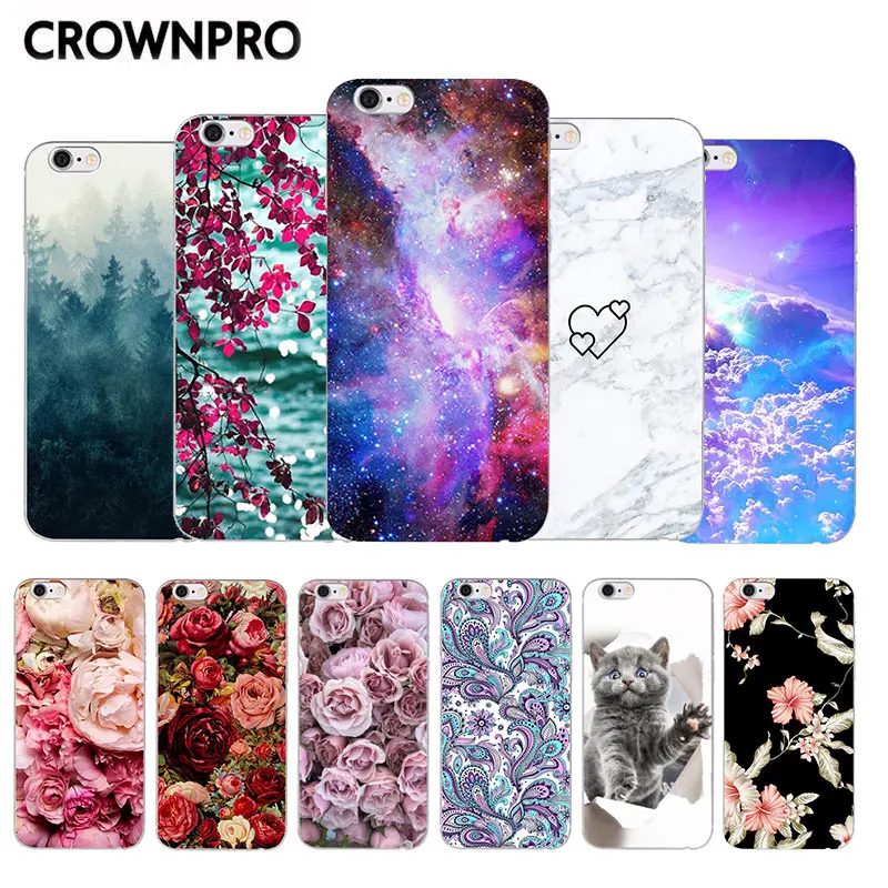 CROWNPRO ТПУ чехлы для Huawei Y5 Prime 2018 силиконовый чехол Y 5 дюйма телефона Honor 7S защитный