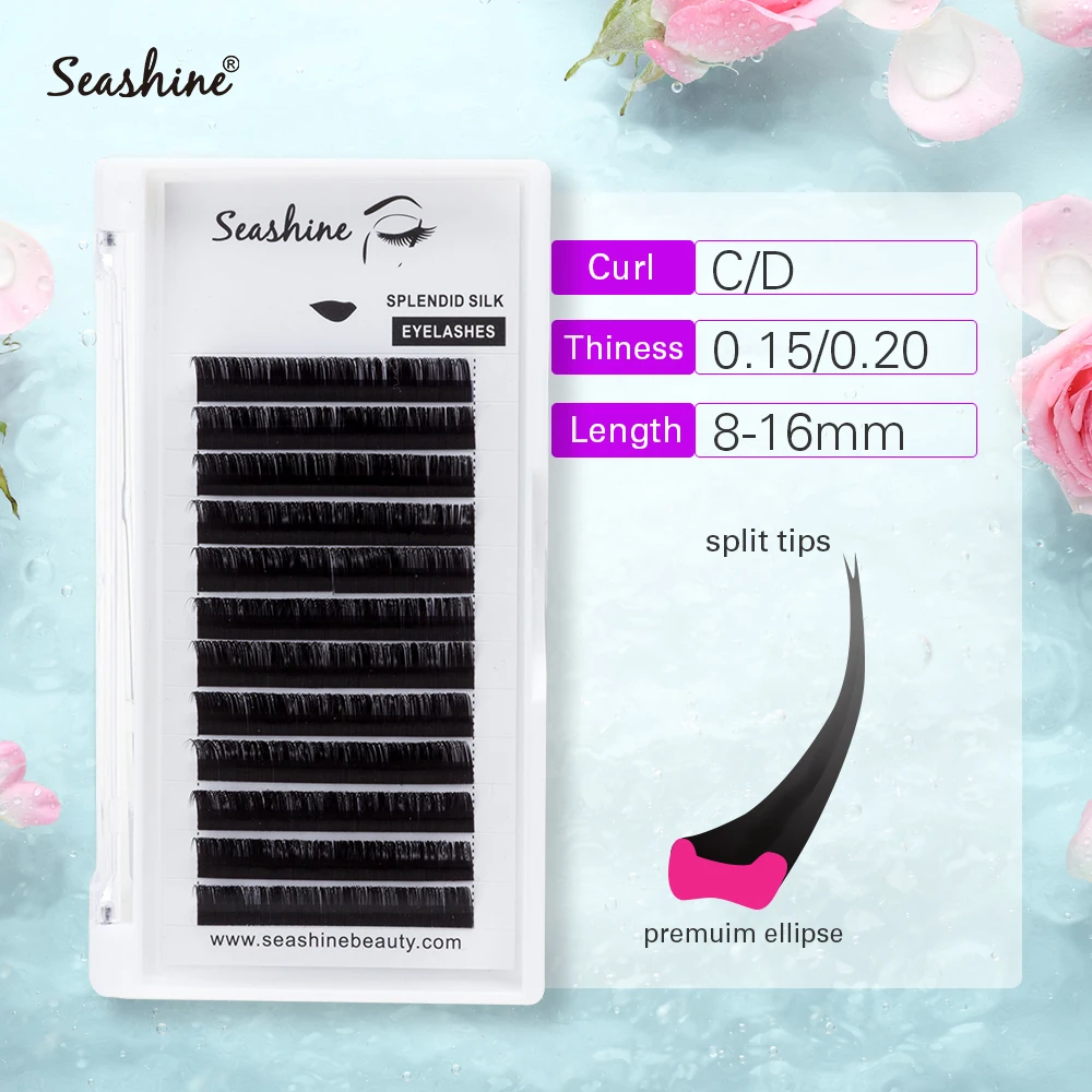 Hand Made Seashine Individual Lashes Eyelashes Extension Flat Lashes Premium Ellipse Lashes Shape Mink Lashes Free Shipping
Hand Made Seashine Individual Lashes Eyelashes Extension Flat Lashes Premium Ellipse Lashes Shape Mink Lashes Free Shipping
