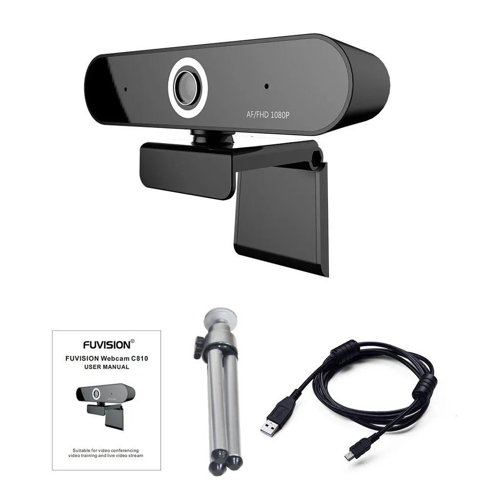 1080P High-definition Autofocus Computer Camera Desktop Laptop USB Video Live with Double Mike
1080P High-definition Autofocus Computer Camera Desktop Laptop USB Video Live with Double Mike