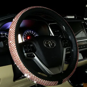 Car steering wheel cover diamond-studded non-slip fashion high-end elegant cover ice silk all seasons
Car steering wheel cover diamond-studded non-slip fashion high-end elegant cover ice silk all seasons