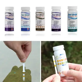 50 Pcs 5 Models Swimming Pool PH Test Paper Residual Chlorine Value Alkalinity Hardness Test Strip PH TesterPoolCleaner Accessor
50 Pcs 5 Models Swimming Pool PH Test Paper Residual Chlorine Value Alkalinity Hardness Test Strip PH TesterPoolCleaner Accessor