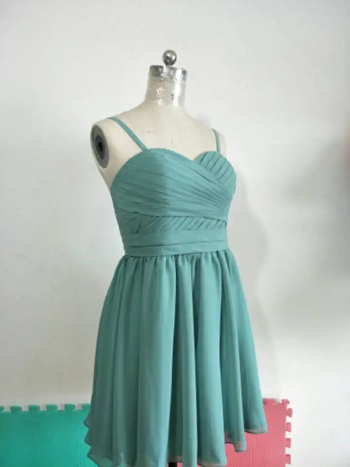 Elegant A-Line Chiffon Pleated Short Bridesmaid Dresses with Pockets Spaghetti Strap Custom Lace Up Formal Wedding Party Dresses
Elegant A-Line Chiffon Pleated Short Bridesmaid Dresses with Pockets Spaghetti Strap Custom Lace Up Formal Wedding Party Dresses