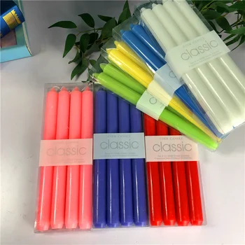 25cm Long Rod Candles Colorful 4pcs Classic Birthday Candle Handmade Candle Romantic Party Table Candle Wedding Decor DA60LZ
25cm Long Rod Candles Colorful 4pcs Classic Birthday Candle Handmade Candle Romantic Party Table Candle Wedding Decor DA60LZ