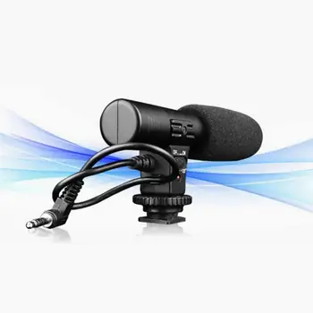 SHOOT 3.5mm Camera Microphone VLOG Photography Interview Digital Video Recording Microphone for Nikon Canon DSLR Camera
SHOOT 3.5mm Camera Microphone VLOG Photography Interview Digital Video Recording Microphone for Nikon Canon DSLR Camera