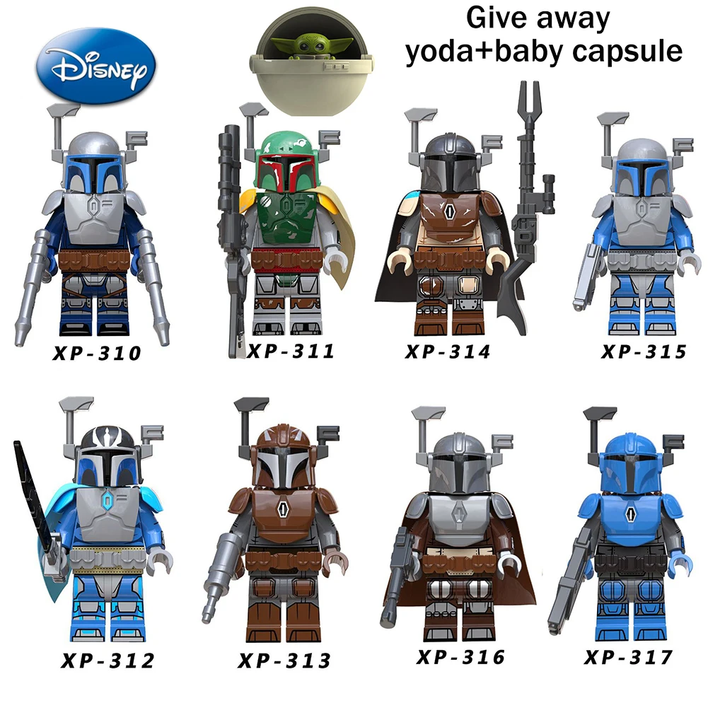 2Pcs/Set Disney Star Warsing Series Building Blocks Mandalorian Yodaed Baby Action Figure Doll Assembled Toys Children Present
2Pcs/Set Disney Star Warsing Series Building Blocks Mandalorian Yodaed Baby Action Figure Doll Assembled Toys Children Present