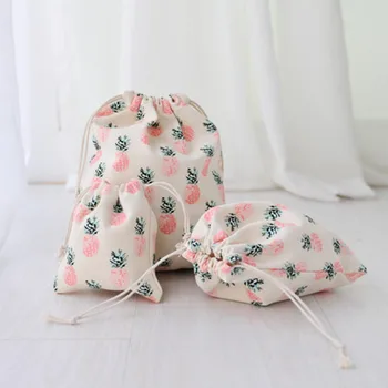 Multisize Canvas Mini Organizer Bag Drawstring Bag Pineapple Printing Tea Gift Storage Bags Home Decoration 1 PCS
Multisize Canvas Mini Organizer Bag Drawstring Bag Pineapple Printing Tea Gift Storage Bags Home Decoration 1 PCS