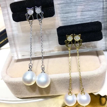 Cute Cat 925 Sterling Silver Base Stud Earrings Settings Findings Mountings Parts for Pearl Jade Corals Stones Beads
Cute Cat 925 Sterling Silver Base Stud Earrings Settings Findings Mountings Parts for Pearl Jade Corals Stones Beads