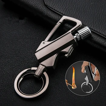 Multifunctional outdoor survival tool keychain portable bottle opener matches waterproof non-ignition kerosene lighter
Multifunctional outdoor survival tool keychain portable bottle opener matches waterproof non-ignition kerosene lighter