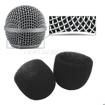 Black Round Ball Shape Microphone Cap Windscreen Grill Inner Foams Sponge for SM58 SLX24 PGX24 PG58 BETA58A Mic Cover
Black Round Ball Shape Microphone Cap Windscreen Grill Inner Foams Sponge for SM58 SLX24 PGX24 PG58 BETA58A Mic Cover