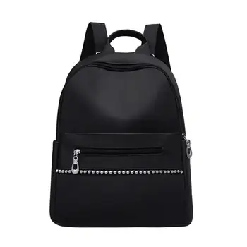 Casual Ladies Backpack Black Waterproof Nylon Bag Girl Fashion Travel Backpack Handbag
Casual Ladies Backpack Black Waterproof Nylon Bag Girl Fashion Travel Backpack Handbag