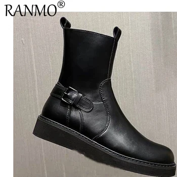 2020 New HOT Autumn Winter Women's Short Boots British Style Fashionable Cool Punk Motorcycle Boots Casual female Ankle boots
2020 New HOT Autumn Winter Women's Short Boots British Style Fashionable Cool Punk Motorcycle Boots Casual female Ankle boots