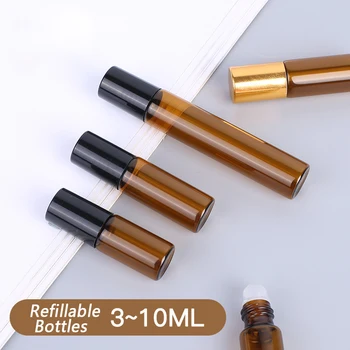 3/5/10ml Portable Amber Transparent Thick Glass Roller Rollerball Essential Oil Bottles Mist Container Travel Refillable Bottle
3/5/10ml Portable Amber Transparent Thick Glass Roller Rollerball Essential Oil Bottles Mist Container Travel Refillable Bottle