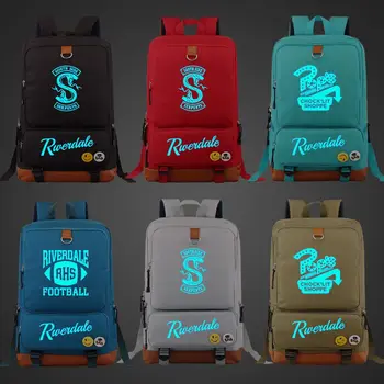 Blue Luminous Riverdale South Side Serpents Boy Girl Book School Bag Women Bagpack Teenagers Schoolbags Men Student Backpack
Blue Luminous Riverdale South Side Serpents Boy Girl Book School Bag Women Bagpack Teenagers Schoolbags Men Student Backpack