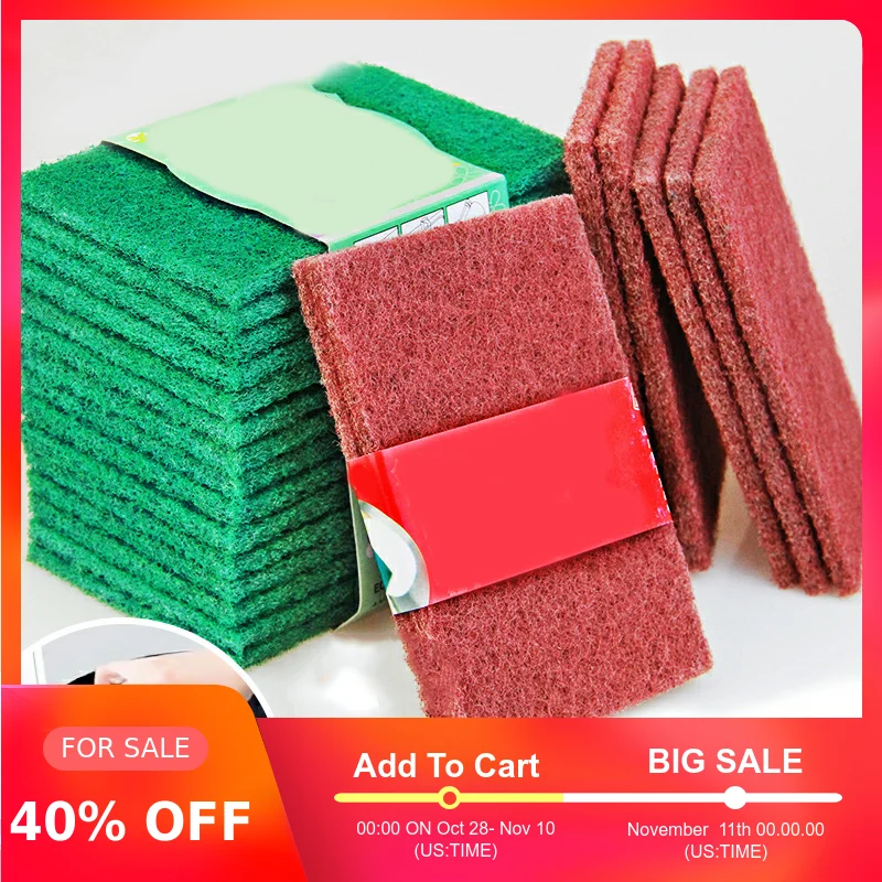 2/3/5/10 Scouring Pads Cleaning Cloth For Kitchen Stove Top Cleaner Nylon Emery Scrubbers Pad Dish Scrubber Household Scrub Pads
2/3/5/10 Scouring Pads Cleaning Cloth For Kitchen Stove Top Cleaner Nylon Emery Scrubbers Pad Dish Scrubber Household Scrub Pads