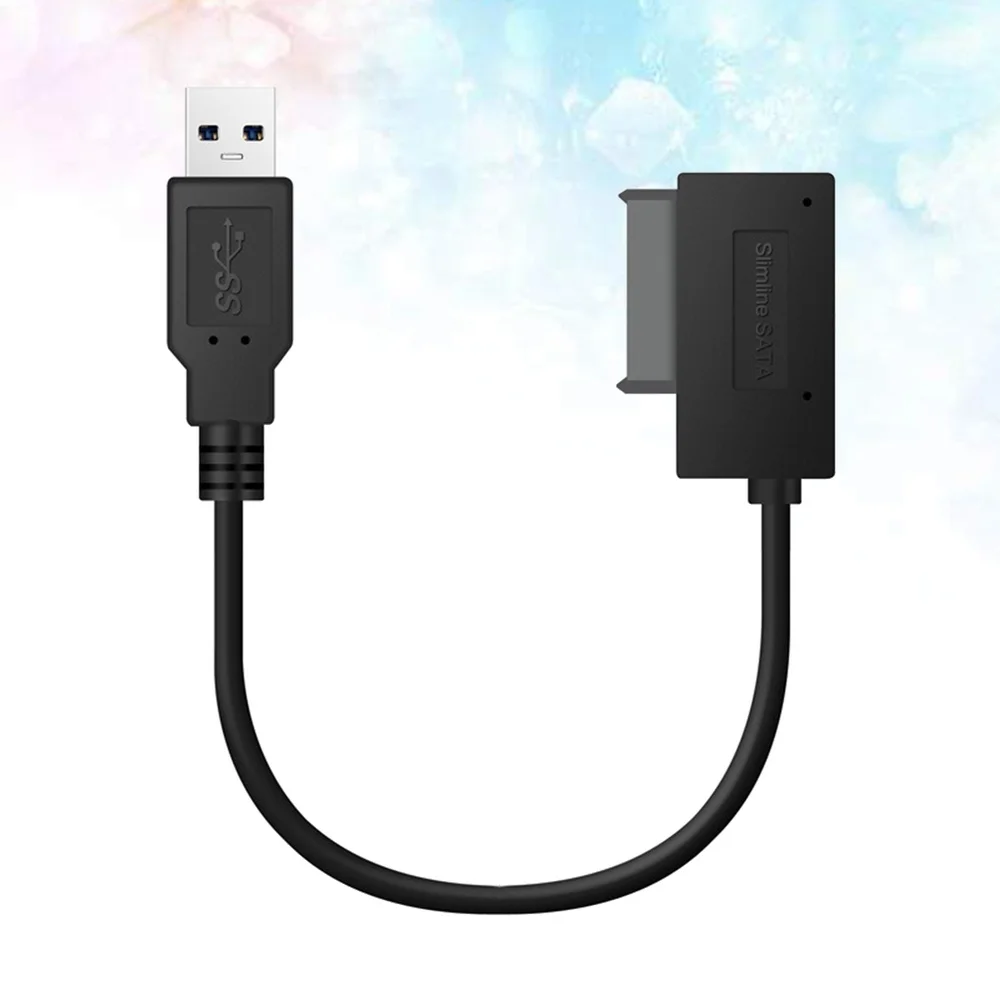 USB 3.0 To SATA II Adapter Cable USB To 13 Pin Laptop CD Optical Drive Data Transfer Cable for Windows Vista 7 XP
USB 3.0 To SATA II Adapter Cable USB To 13 Pin Laptop CD Optical Drive Data Transfer Cable for Windows Vista 7 XP