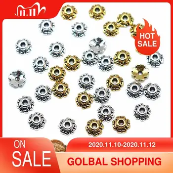 6mm 100/200pcs Beadwork Craft Metal Bead Caps Jewelry Findings Components Tibetan Silver Plated Bead Caps Flower End Beads Caps
6mm 100/200pcs Beadwork Craft Metal Bead Caps Jewelry Findings Components Tibetan Silver Plated Bead Caps Flower End Beads Caps