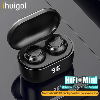 ihuigol Wireless Earphones TWS Bluetooth 5.0 Earphone HIFI Mini In-ear Sports Running Headset Stereo Waterproof Earbuds With Mic
ihuigol Wireless Earphones TWS Bluetooth 5.0 Earphone HIFI Mini In-ear Sports Running Headset Stereo Waterproof Earbuds With Mic