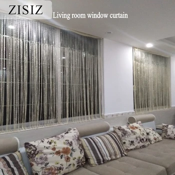 ZISIZ String Curtain Shiny Tassel Line Bright Curtains For Living Room Kitchen Screen Window Door Divider Drape Decor Valance
ZISIZ String Curtain Shiny Tassel Line Bright Curtains For Living Room Kitchen Screen Window Door Divider Drape Decor Valance