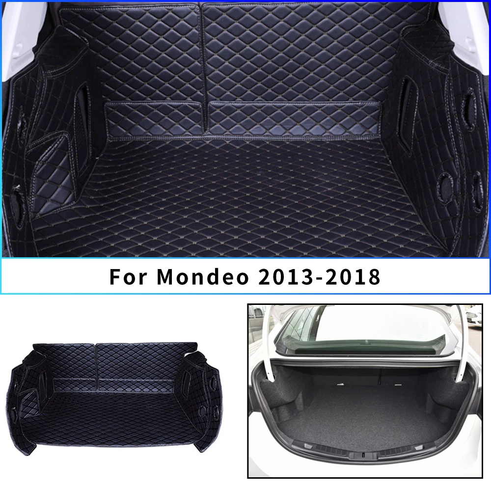 Изготовленные на заказ кожаные багажнике автомобиля коврики для Ford Mondeo 2013 2014 2015