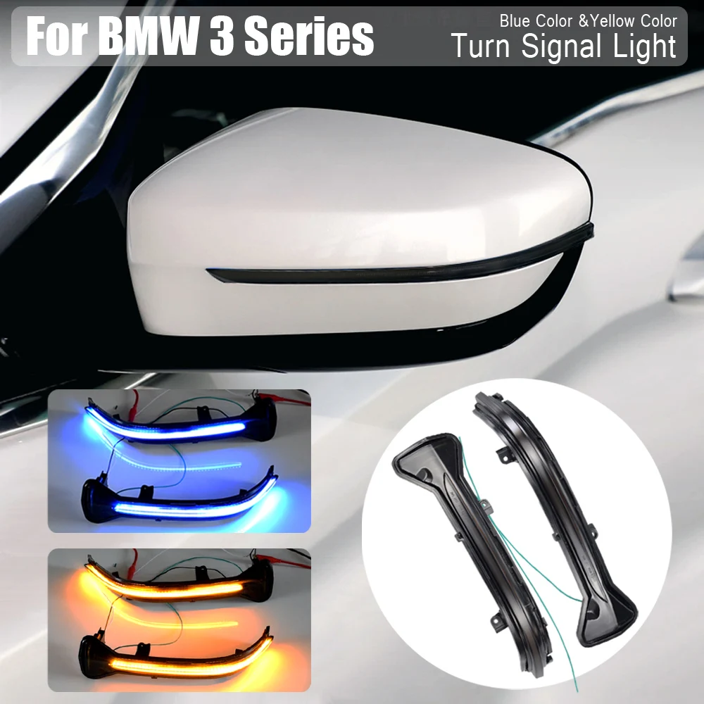 Blue-Yellow LED Dynamic Turn Signal Blinker Flowing Water Blinker Flashing Light For BMW 5 6 7 8 3 Series G38 G30 G31 G11 G20 M5
Blue-Yellow LED Dynamic Turn Signal Blinker Flowing Water Blinker Flashing Light For BMW 5 6 7 8 3 Series G38 G30 G31 G11 G20 M5