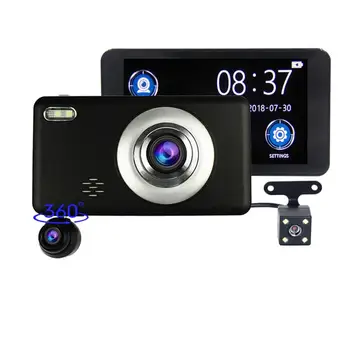 Driving Recorder 3 Lens Rotation 360 Before And After Monitoring One Double 1080P Three-Way Camera
Driving Recorder 3 Lens Rotation 360 Before And After Monitoring One Double 1080P Three-Way Camera
