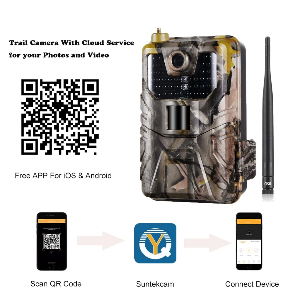APP Trail Camera Cloud Service 4G Cellular Mobile 20MP Wireless Wildlife Hunting Cameras HC900LTE 1080P 0.3S Night Vision
APP Trail Camera Cloud Service 4G Cellular Mobile 20MP Wireless Wildlife Hunting Cameras HC900LTE 1080P 0.3S Night Vision