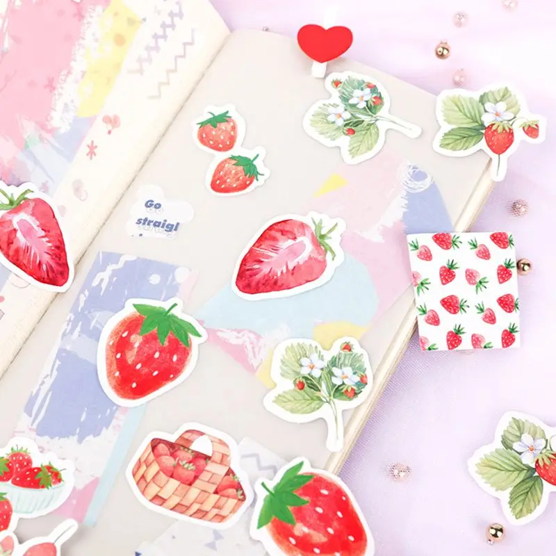 45Pcs/Lot Fruit Pink Strawberry Decoration Paper Sticker DIY Album Diary Scrapbooking Label Sticker
45Pcs/Lot Fruit Pink Strawberry Decoration Paper Sticker DIY Album Diary Scrapbooking Label Sticker