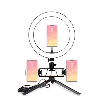 6-10 Inch Photographic Lighting Tripod for Mobile Phone with Selfie Led Ring Light Lamp Desktop Holder Stand for Makeup Video
6-10 Inch Photographic Lighting Tripod for Mobile Phone with Selfie Led Ring Light Lamp Desktop Holder Stand for Makeup Video