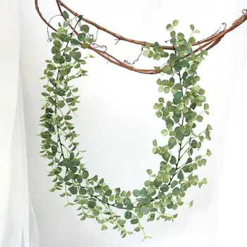Eucalyptus Rattan Money Leaf Artificial Flowers Simulation Plant Wedding Rattan Christmas Home Wedding Plant Home Decoration 
Eucalyptus Rattan Money Leaf Artificial Flowers Simulation Plant Wedding Rattan Christmas Home Wedding Plant Home Decoration