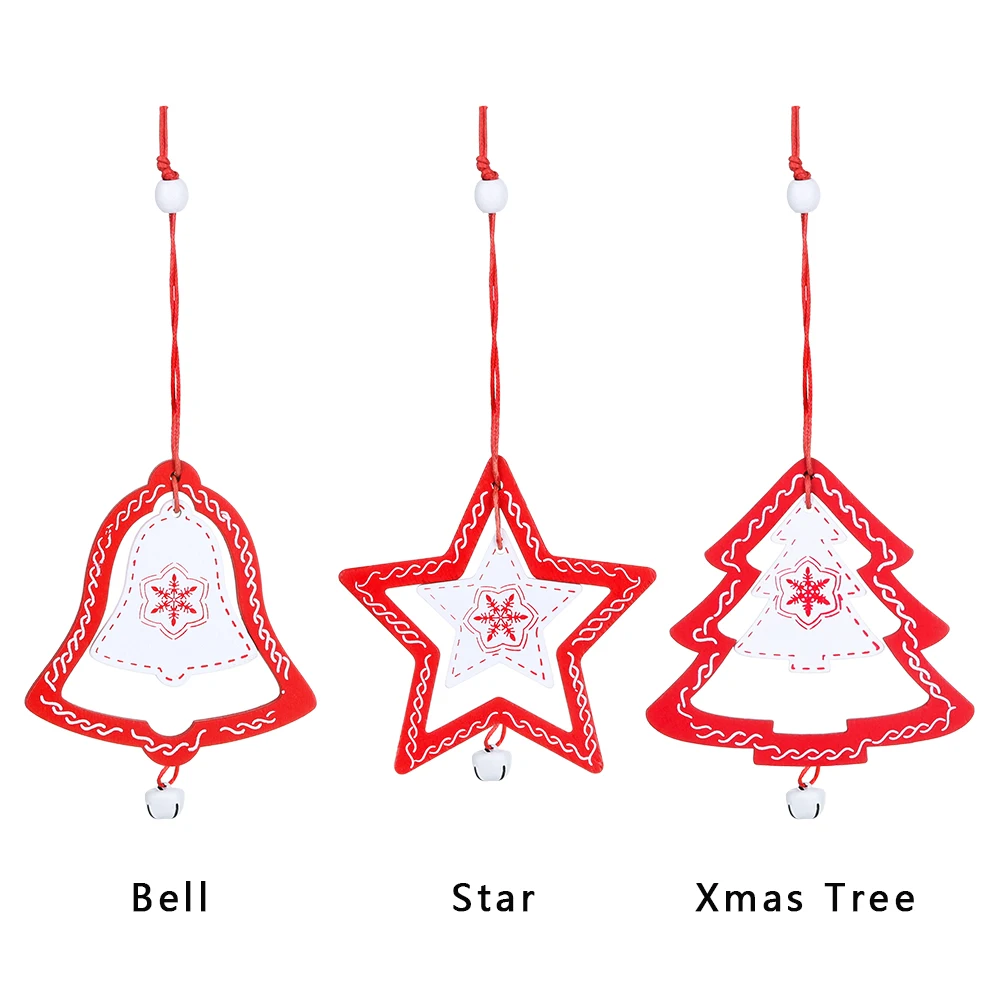 crafts star with bell home decor hanging pendants christmas