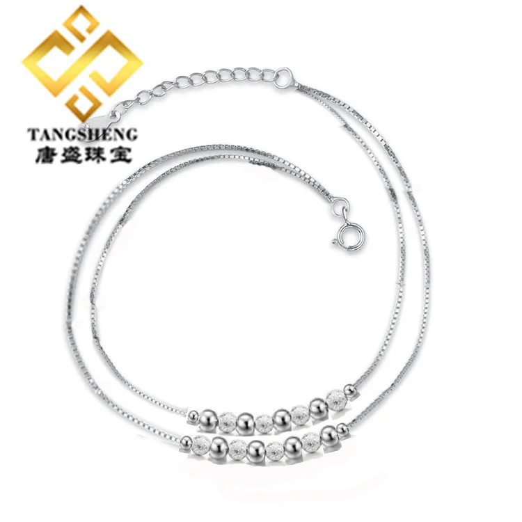 2016 New Style mo sha zhu Anklet Trend 925 Silver Anklet Exquisite Anklet Accessories
2016 New Style mo sha zhu Anklet Trend 925 Silver Anklet Exquisite Anklet Accessories