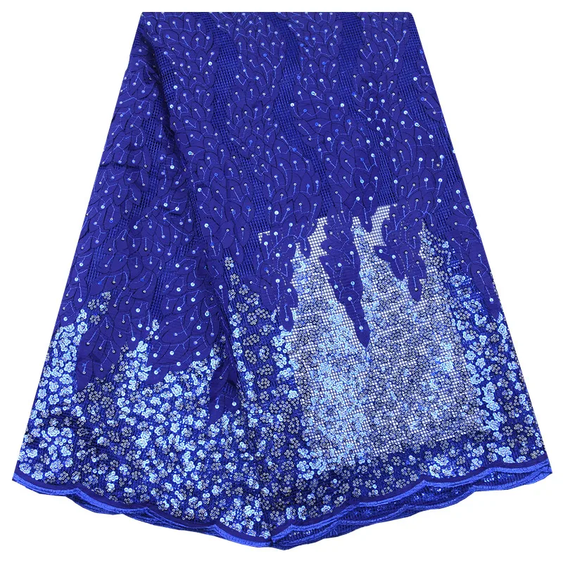 Blue 5 Yards Tulle Embroidered Mesh Lace Fabric African Dry Lace Fabric High Quality Sequined Lace Fabric For Party Dress 1798
Blue 5 Yards Tulle Embroidered Mesh Lace Fabric African Dry Lace Fabric High Quality Sequined Lace Fabric For Party Dress 1798