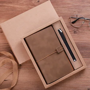1 Pcs A6 Business Notepad Custom Retro Style Stationery Business Leather Notebook Gift Box Set K1572 G
1 Pcs A6 Business Notepad Custom Retro Style Stationery Business Leather Notebook Gift Box Set K1572 G
