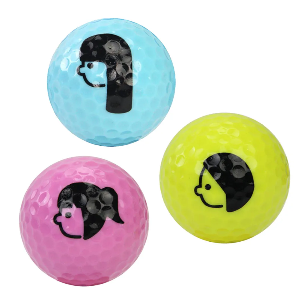 Double Layer Rubber Cute Golf Balls Replacement Golf Balls Beginners Practice Driving Range Training Aid for Indoor/Outdoor Game Double Layer Rubber Cute Golf Balls Replacement Golf Balls Beginners Practice Driving Range Training Aid for Indoor/Outdoor Game