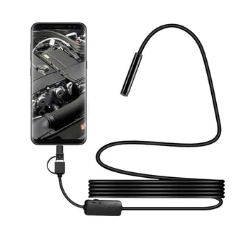 IP68 1200P Android 8MM Micro USB Type-c USB 3-in-1 Computer Endoscope Borescope Tube Waterproof USB Inspection Mini Video Camera 
IP68 1200P Android 8MM Micro USB Type-c USB 3-in-1 Computer Endoscope Borescope Tube Waterproof USB Inspection Mini Video Camera