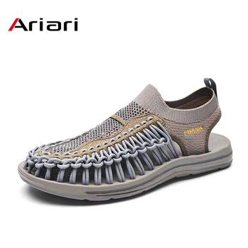 2020 Summer Men Sandals Fashion Handmade Weaving Design Breathable Casual Beach Shoes Outdoor Mesh Sandals For Men
2020 Summer Men Sandals Fashion Handmade Weaving Design Breathable Casual Beach Shoes Outdoor Mesh Sandals For Men
