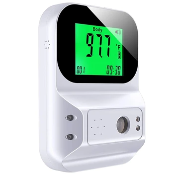 Wall Mounted Infrared Automatic Digital Thermometer for Forehead Touchless Non Contact for Offices,Factories,Shops,Schoo
Wall Mounted Infrared Automatic Digital Thermometer for Forehead Touchless Non Contact for Offices,Factories,Shops,Schoo