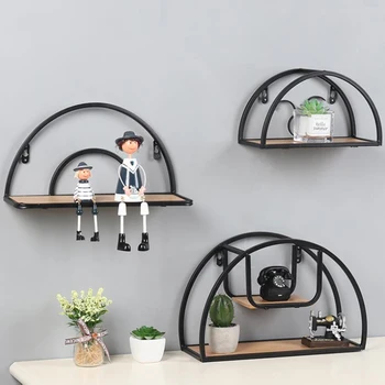 Iron Wood Shelf Wall Shelf Storage Rack Nordic Wall Hanging Rack Home Decoration Shelves for Living Room Bedroom Kitchen
Iron Wood Shelf Wall Shelf Storage Rack Nordic Wall Hanging Rack Home Decoration Shelves for Living Room Bedroom Kitchen