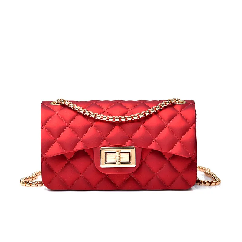 Hard PVC Jelly Bags Women Chain Shoulder Bags Lattice Bags Colorful Crossbody Bags Designer Sac A Main Fashion All-Match Elegant
Hard PVC Jelly Bags Women Chain Shoulder Bags Lattice Bags Colorful Crossbody Bags Designer Sac A Main Fashion All-Match Elegant