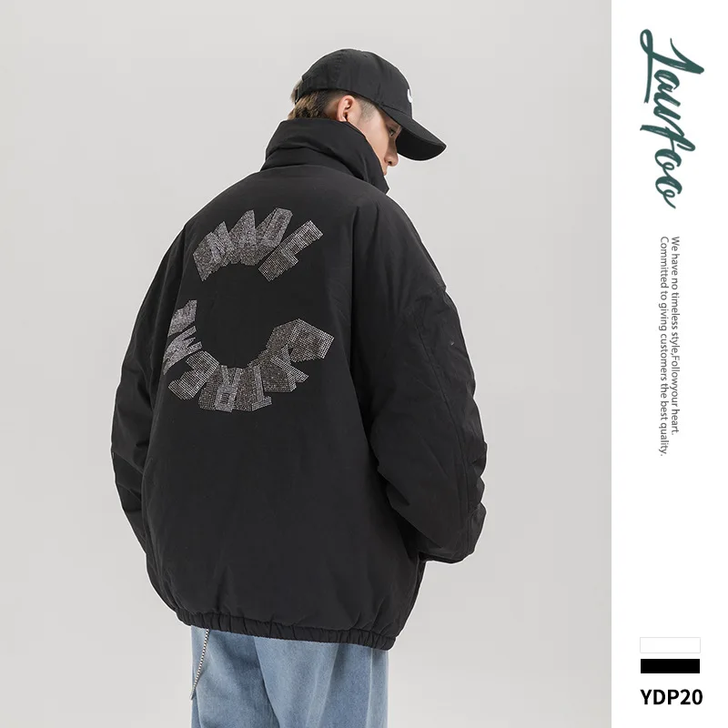 Lawfoo Origional Popular Brand Men'S Wear Simple Horseshoe Printed Men's Couple Matching Cotton Jacket Windproof Cotton-padd
Lawfoo Origional Popular Brand Men'S Wear Simple Horseshoe Printed Men's Couple Matching Cotton Jacket Windproof Cotton-padd