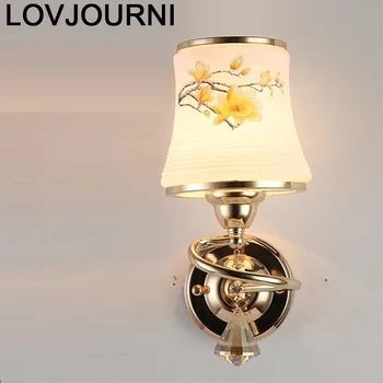 Bedroom Wandlampen Industrieel Arandela Para Parede Crystal Wandlamp Lampara De Interior Luminaire Aplique Luz Pared Wall Light