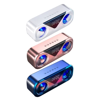Portable Bluetooth Speaker Wireless Alarm Clock 3D Surround High Volume Dual Speaker TF Card Support Loudspeaker
Portable Bluetooth Speaker Wireless Alarm Clock 3D Surround High Volume Dual Speaker TF Card Support Loudspeaker